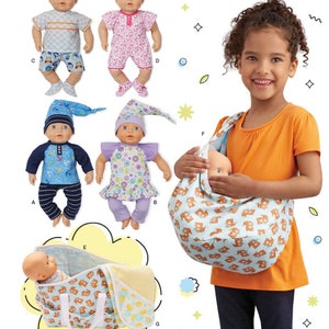 15 Inch Baby Doll Clothes Sewing Pattern Simplicity 8820