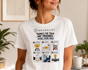 Personalized Funny Friend Shirt, Things I've Told My Friends More Than Once, Custom Best Friend Gift, Inside Joke T-Shirt