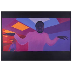 Póster de papel mate premium sobre la experiencia de la danza y la música