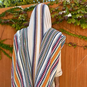 Tallit, Jewish Gift Judaica, Jewish Prayer Shawl, Handwoven Tallit, Cotton Tallit Custom, Wedding Tallit, Tallit Set, Colorful Prayer Shawl