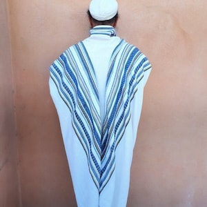 Jewish Gift, Israeli Tallit, Woven Tallit Set, Tallit for Man, Custom ...