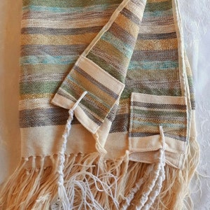 Handwoven Tallit, Wedding Tallit, Judaica, Jewish Gift, Tallit, Jewish Prayer Shawl, Cotton Tallit, White Prayer Shawl, Custom Tallit