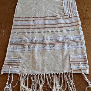 Tallit, Handmade Tallit, Tallit Bag, Yarmulke, Jewish Prayer Shawl, Jewish Men Gift, Handwoven Tallit, Jewish Wedding Gift, Made in Israel