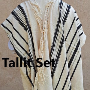 Tallit, Judaica Gift, Jewish Prayer Shawl, Jewish Wedding Prayer Shawl, Tallis, Jewish Gift, Israeli Tallit, Woven Tallit, Tallit For Man image 1
