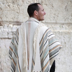 Tallit, Jewish Wedding Gift, High Holidays, Jewish Prayer Shawl, Handwoven Tallit, Cotton Tallit, Wedding Tallit Set, Tallit For Man, Tallis