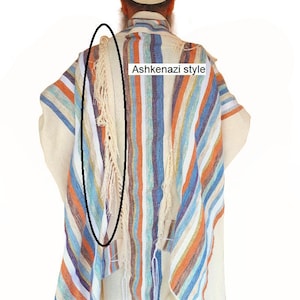 Tallit, Israeli Prayer Shawl, Jewish High Holidays, Jewish Wedding Gift, Cotton Tallit, Tallit For Men, Tallis, Prayer Shawl,Handmade Tallit