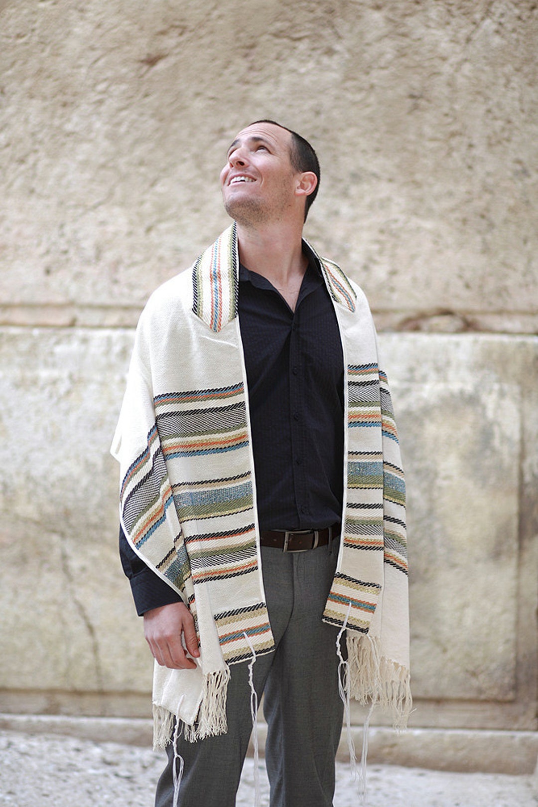 Jewish Prayer Shawl, Custom Tallit, Israeli Tallit, Handmade Tallit