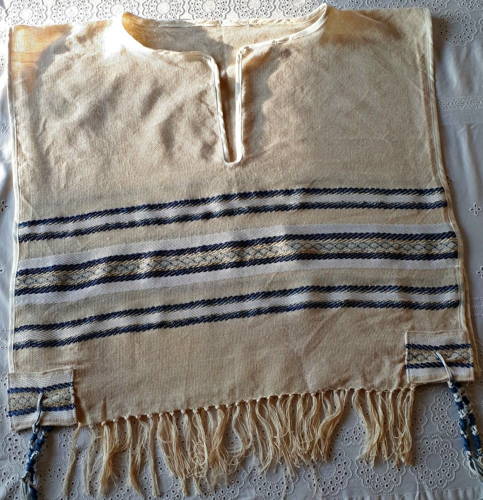 Tallit Katan Tzitzit Jewish Gift Judaica Gift Woven | Etsy