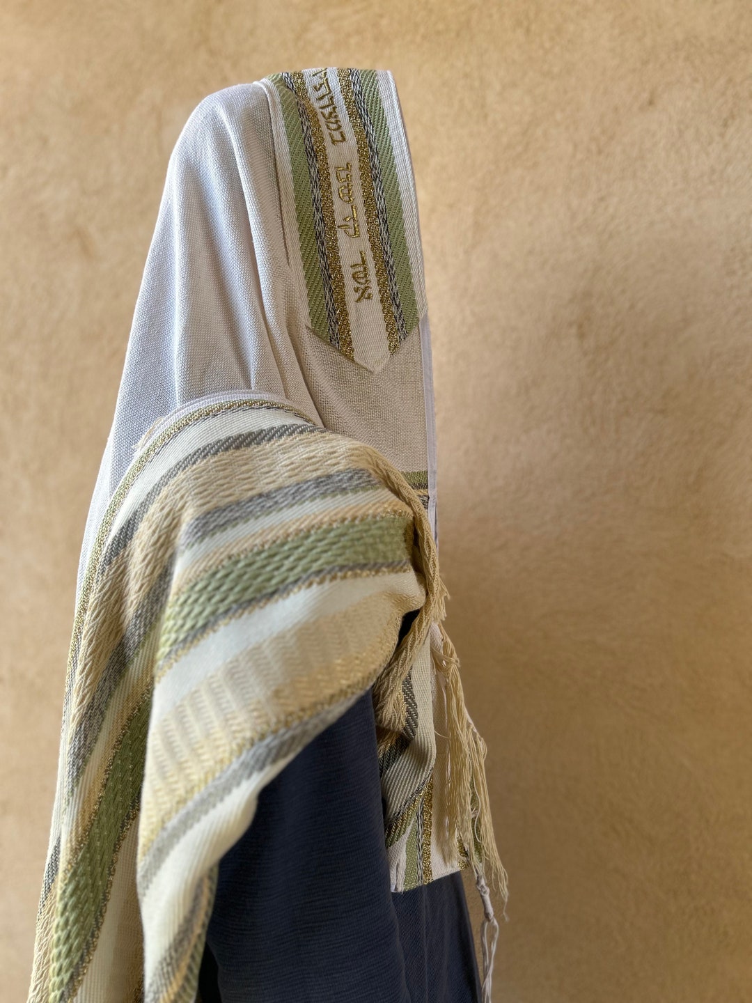 Wedding Tallit Set, Tallit for Man, Jewish Gift Judaica, High Holidays ...