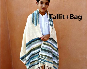 Tallit, Prayer Shawl, Judaica Gift Jewish, Custom Tallit, Woven Tallit, Cotton Tallit, Tallit for Man, Tallis, Blue Prayer Shawl, Talis Men