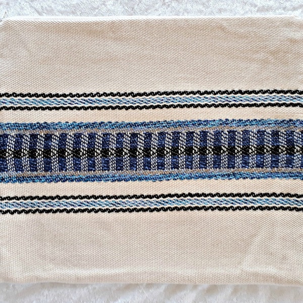 Judaica, Don juif, Sac Tallit, Sac Tallit en coton, Cadeau bar Mitzvah, Sac de prière juif, Sac tallit tissé, Art israélien, Cadeau de mariage