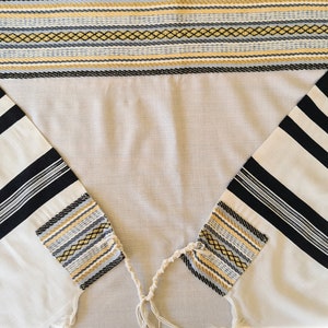 Jewish Prayer Shawl, Tallis, Tallit for Boy, Handmade Tallit, Jewish Gift, Bar Mitzvah, Jewish Kid, Judaica, Jewish Art, Religious Clothing image 2