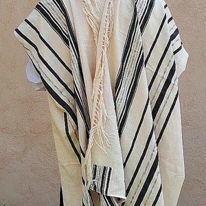 Tallit, Judaica Gift, Jewish Prayer Shawl, Jewish Wedding Prayer Shawl, Tallis, Jewish Gift, Israeli Tallit, Woven Tallit, Tallit For Man image 6