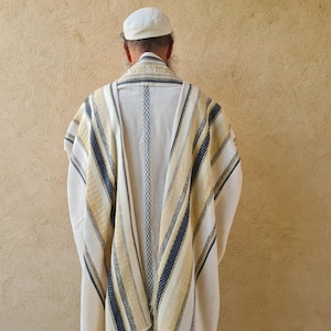 Tallit, Tallit Set, Tallit Bag, Handmade Tallit, Handwoven Tallit, Jewish Wedding Gift, Jewish Prayer Shawl, Jewish Wedding Gift, Tallit Men