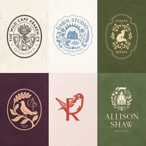 Custom Logo Design & Brand Identity, Professional custom logo design, Unique Hand Drawn Brand Identity
