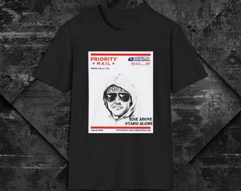 Ted Kaczynski Graphic Tee | Rise Above Stand Alone Shirt (Dark History Style)