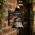 Guinness Toucan Cast Iron Wall Bell - Irish Pub Decor