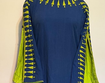 Vintage 1960 Beach Cover-up or Lounge Wear by Originals Yolanda~Puerto Vallarta Jal. Mex