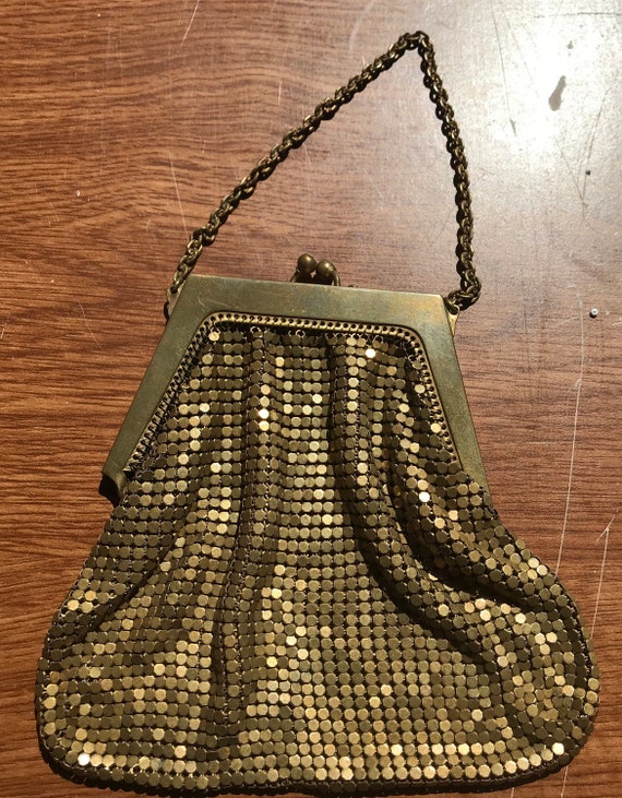 Vintage Whiting & Davis Mesh Bag~Made in USA~Small - image 1