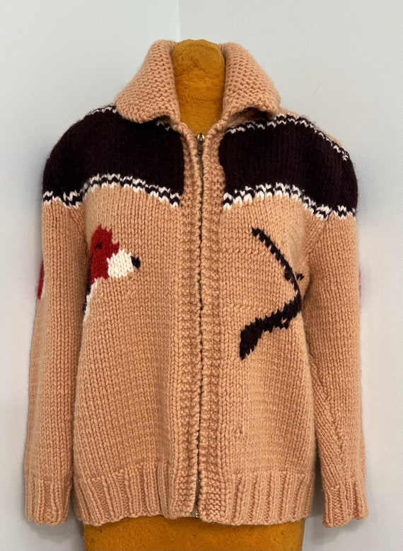 Cowichan knitted sweater made - Gem