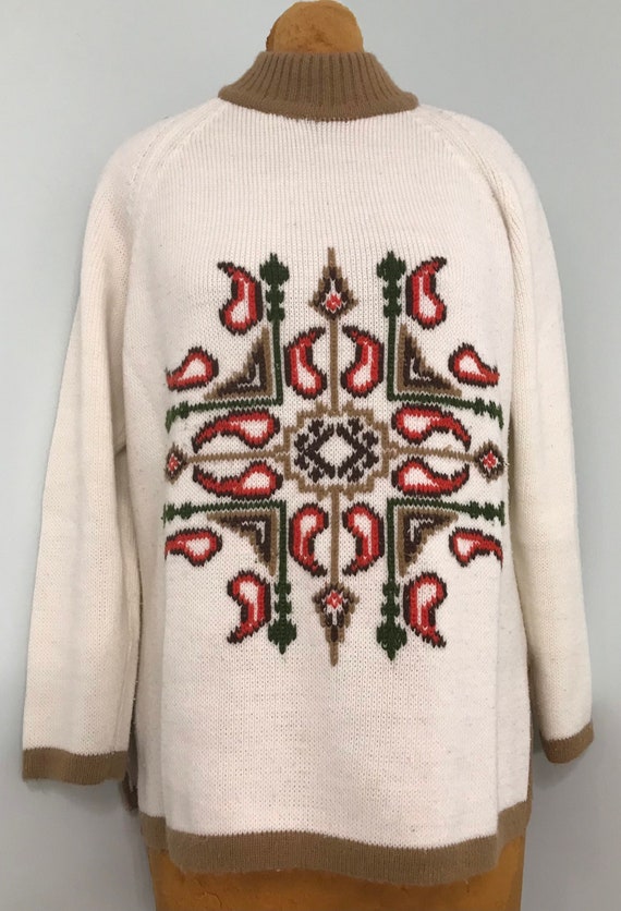 1960 Vintage Pullover Sweater~Ski Sweater~Hudson'… - image 1