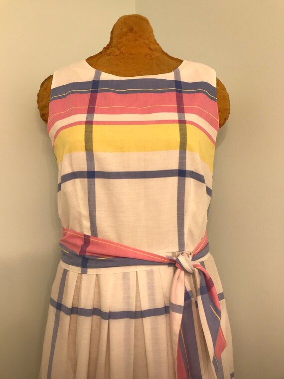 Vintage 1970 Summer Dress~Pastel Perfect~Vacation 