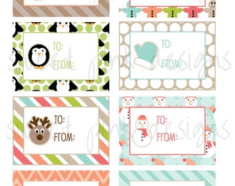 Christmas Gift Tags- Cookies