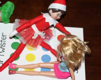 Elf Twister Game