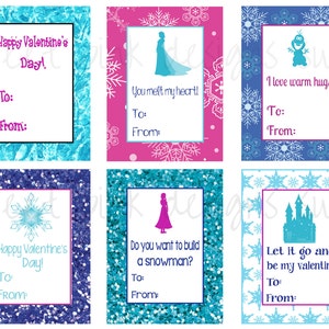 Ice Princess Kids Valentine&#39;s