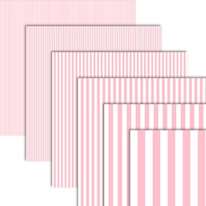 INSTANT DOWNLOAD Digital Paper Pack: Pink White Vertical - Etsy