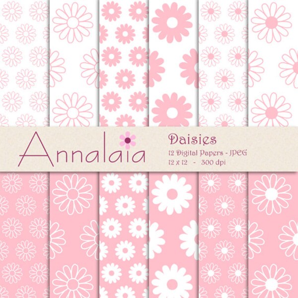 Pink and White - Etsy