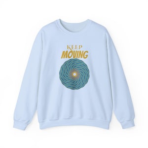 Sudadera Keep Moving Running, Sudadera de regalo para corredores de maratón, Sudadera deportiva para correr, Regalo para corredores, Regalo motivacional, Sudadera cómoda