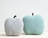 Apple shaped cushion - small size color grey