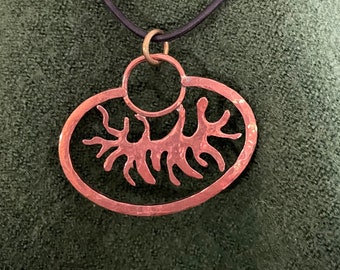 One of a kind Copper pendant