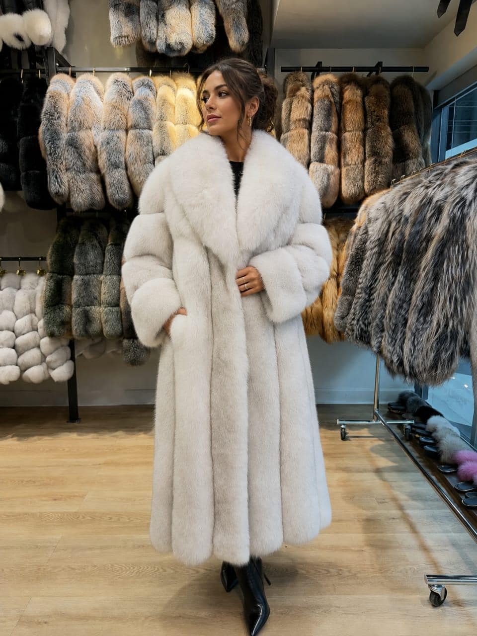 Fox Fur Jacket - Etsy UK