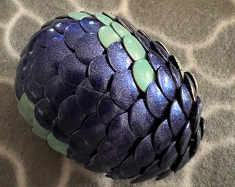 Dragon's Egg, purple with mint green accents