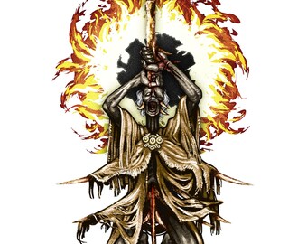 Midra Sticker | Elden Ring Fan Art