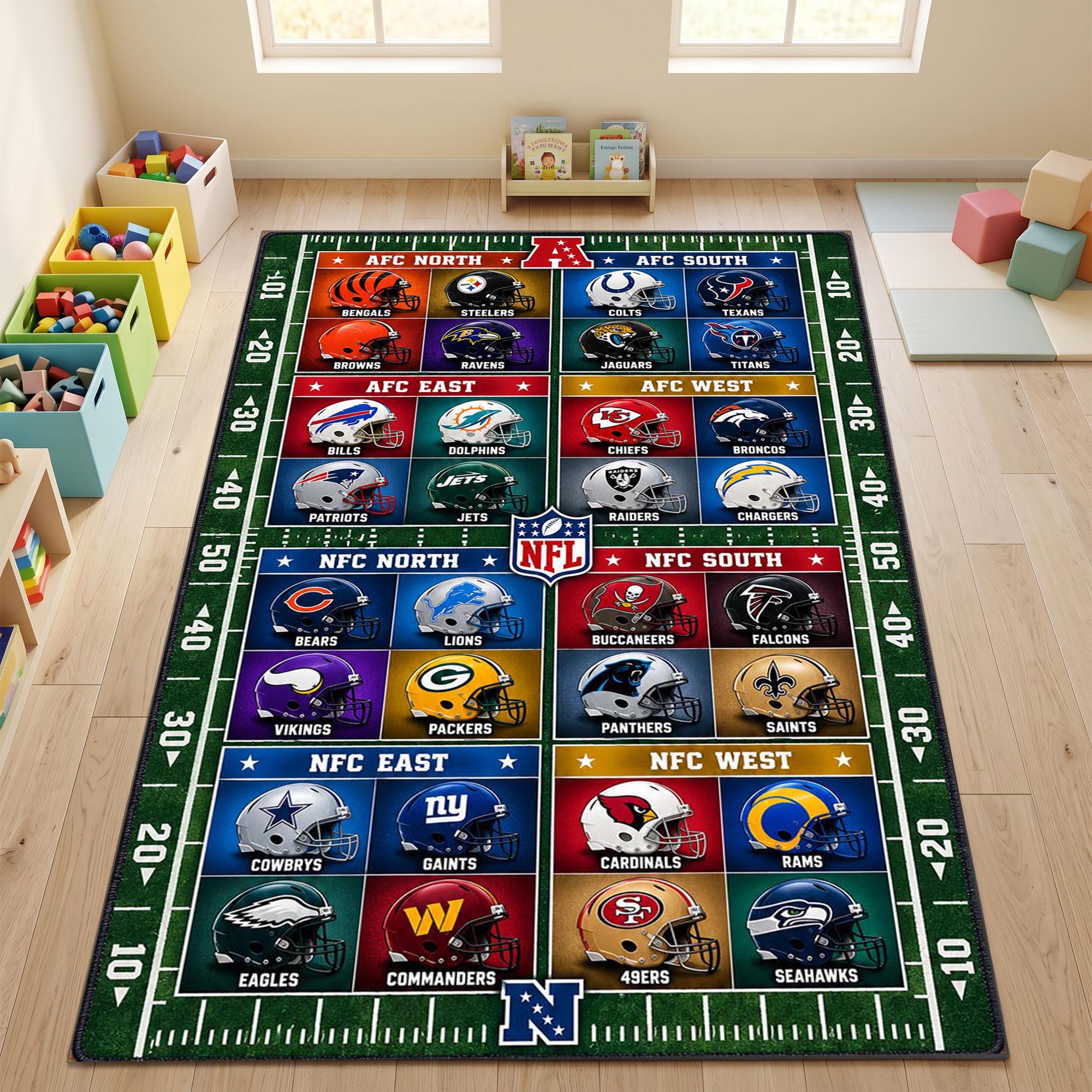 Nfl Field Rug - Etsy