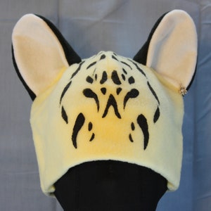 OCELOT Cat Fleece Hat - NATURAL COLORS