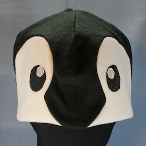 Penguin Hat - BLACK & WHITE