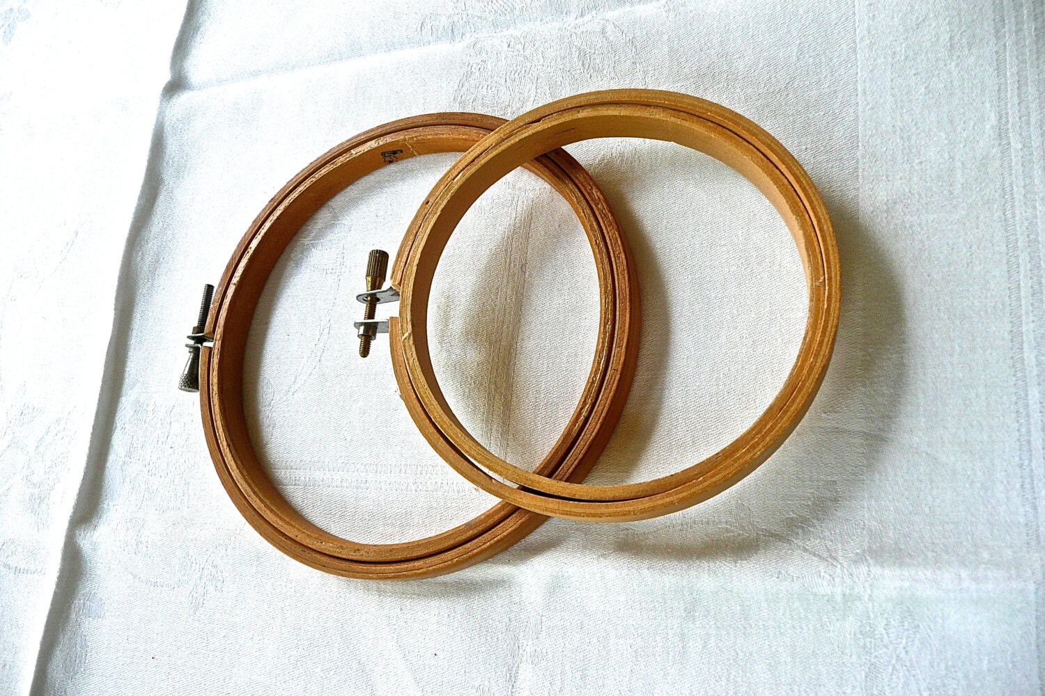 Embroidery Hoops Vintage Needlepoint Hoops Wooden Etsy