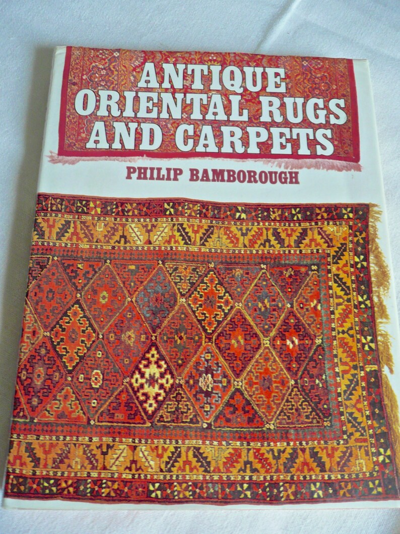 Vintage Antique Oriental Carpet Book Persian Rug Book Etsy