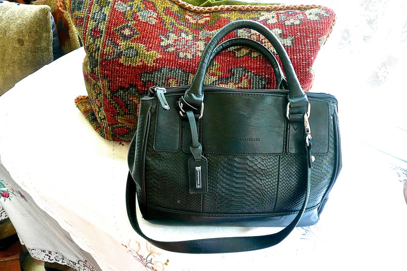 tignanello leather purse