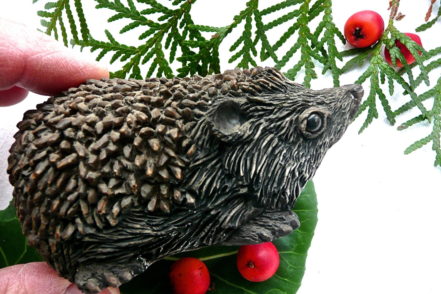 Pottery Hedgehog Hedgehog Figurine English Hedgehog Etsy