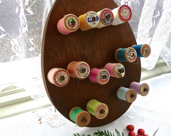 Spool Holder - Spool Organizer - Thread Organizer - Bobbin Holder - Sewing Accessories - Wooden Thread Spool Holder - Seamstress Sewing Aid