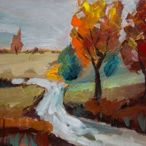 Modern Impressionist Painting  Original Art  Landscape 11&quot; x 14&quot;