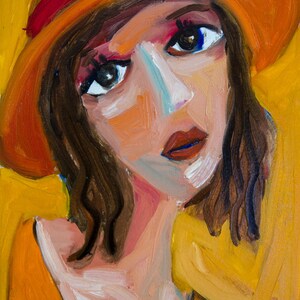 Oil Painting  Original Modern Modern Impressionist Portrait