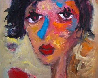 Abstract Oil Original Painting Modern Art