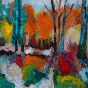 Modern Impressionist Painting  Original Art  Landscape 11&quot; x 14&quot;