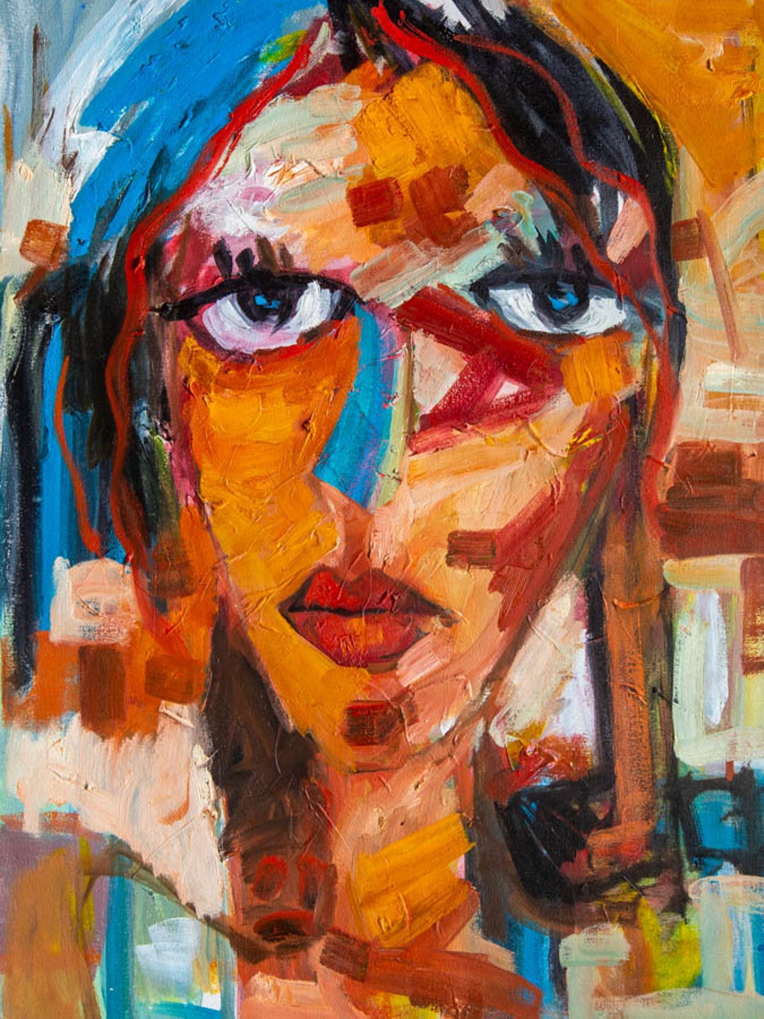 Oil Painting Modern Original Art Impressionist Abstract Etsy